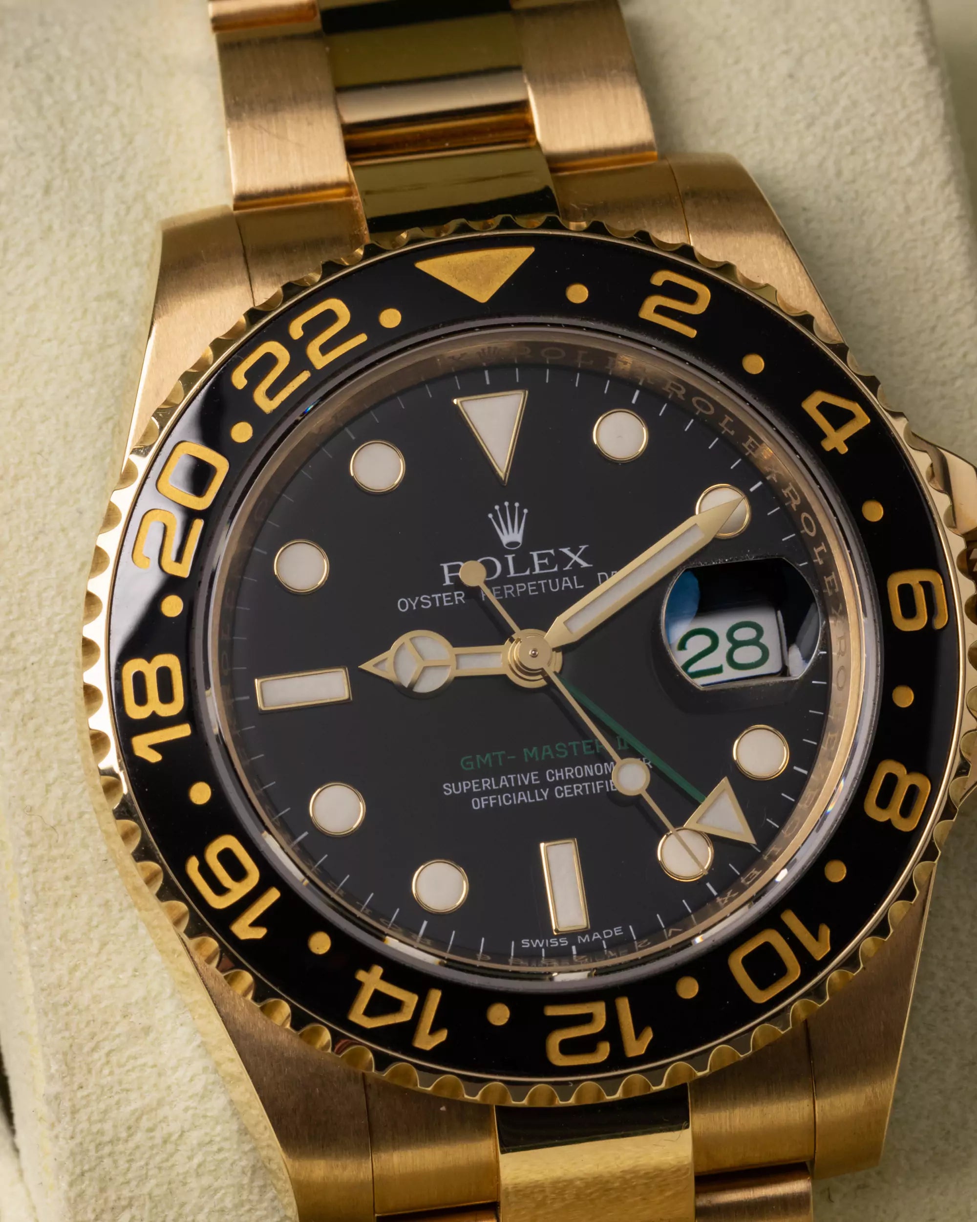 Zifferblatt GMT Master Schwarz Rolex