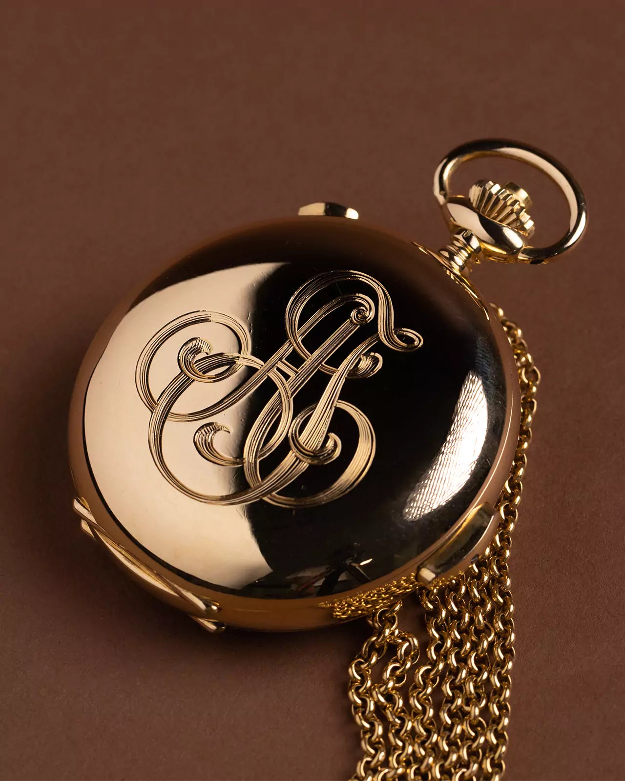 Gelbgold Taschenuhr 18k